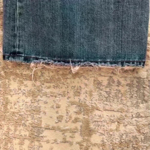 Gap Original Flare Distressed Light Wash Blue Jeans size 10R - Picture 4 of 6